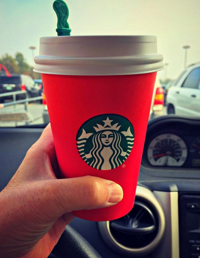 Starbucks Christmas cup (Diane Cordell)