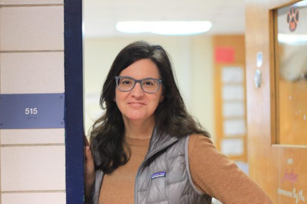 Kristen Hamilton, an English teacher at South Hadley High School